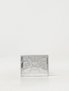 PHILIPP PLEIN WALLET PHILIPP PLEIN MEN COLOR SILVER,F35045097