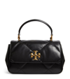 TORY BURCH LEATHER QUILTED KIRA BAG