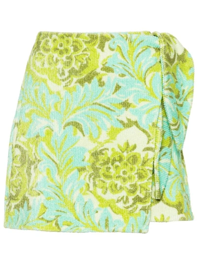 Alemais Melody Wrap Skirt In Green