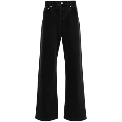 Jacquemus Black Jean Straight-leg Cotton Trousers
