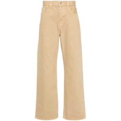 Jacquemus Mid-rise Straight Jeans In Beige