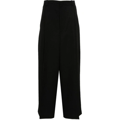 Jacquemus Trousers In Black