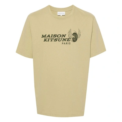 Maison Kitsuné T-shirts In Green