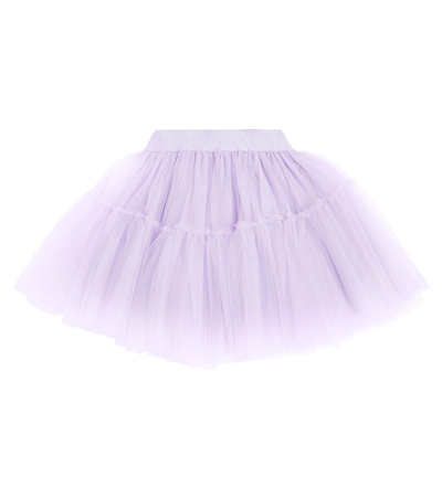 Monnalisa Kids' Tulle Skirt In Purple