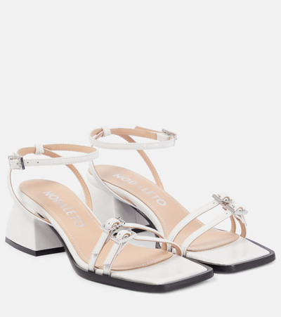 Nodaleto Bulla Laetitia 45 Leather Sandals In White