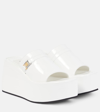 NODALETO BULLA YELENA LEATHER PLATFORM SLIDES