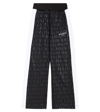 Balmain Cotton-blend Sweatpants In Multicolor