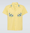 BODE CHICORY EMBROIDERED COTTON SHIRT