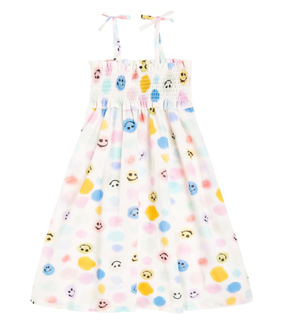 Molo Kids' Kleid Chrystal Aus Baumwolle In Multicolor