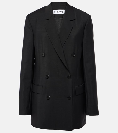 LOEWE DOUBLE-BREASTED WOOL JACKET