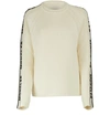 MONCLER LOGO WOOL SWEATER,MC1S33V7OWH