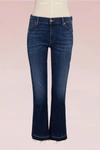 7 FOR ALL MANKIND COTTON CROPPED JEANS,SYRU580EI/CAPE MAY