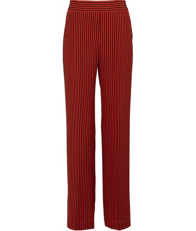 Etro Silk Pajama Pants In Red