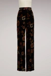 ETRO WIDE VELVET PANTS,15037/5095/1