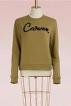 CARVEN SWEATSHIRT WITH COTTON EMBROIDERY,7111SW022/641