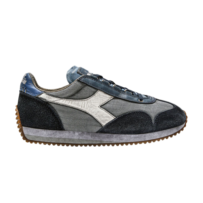 Pre-owned Diadora Equipe H Dirty Stone Wash Evo 'blue Fog'