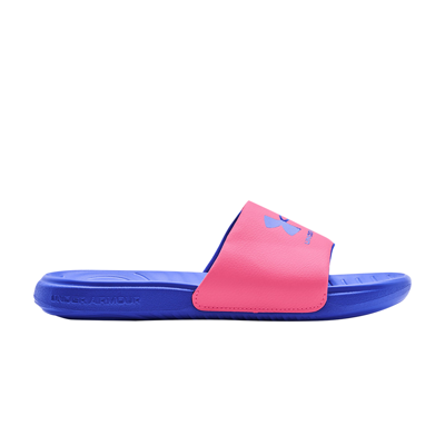 Pre-owned Under Armour Wmns Ansa Fixed Slides 'pink Punk Versa Blue'