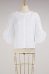 PETER PILOTTO SILK BLOUSE,TP35 PF17/WHITE