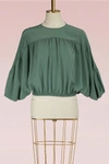 RED VALENTINO SILK BLOUSE,NR0AA0S5/23H/905