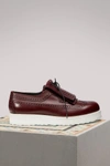 Pierre Hardy Aoyama Leather Derbies In Burgundy