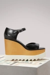 STELLA MCCARTNEY ELYSE WEDGE SANDALS,478943W0XH0 1000