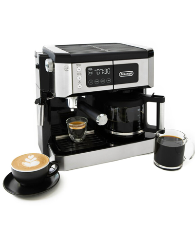 Delonghi All-in-one Combination Coffee And Espresso Machine In Silver