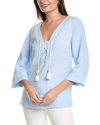 Tommy Bahama Coastalina Linen Tunic In Blue