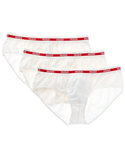 Hugo Boss 3pk Hip Brief In White