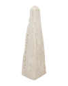 BIDKHOME BIDKHOME TRAVERTINE OBELISK SMALL