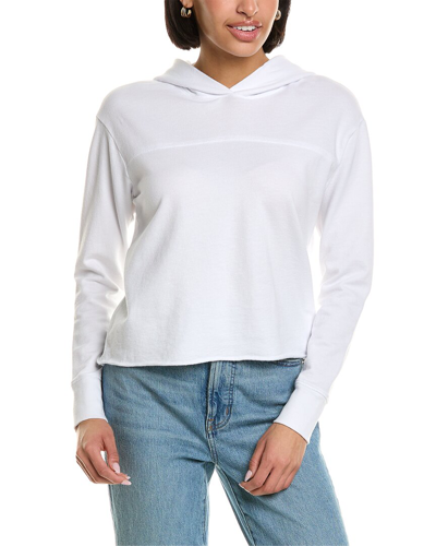James Perse Hooded Sweat Top White