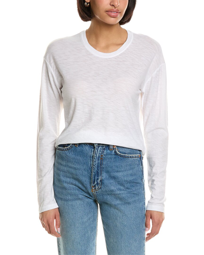 James Perse Boxy T-shirt In White