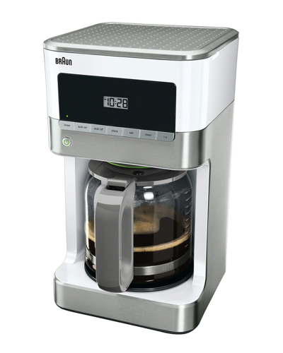Braun Brewsense 12-cup Drip Coffee Maker In White
