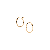Aurate New York Gold Hoop Earrings - 2mm (20mm) In Yellow
