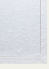 Sferra Acanthus Jacquard Tablecloth 70" X 126" In White