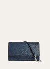 Judith Leiber Fizzoni Full-beaded Clutch Bag In Midnight