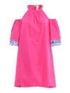 PETER PILOTTO EMBROIDERED MINI DRESS,DR07 PINK