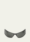 OFF-WHITE MEN'S LUNA CAT-EYE SUNGLASSES