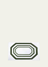 The Lino Essential Green Tablecloth, 71" X 125" In Green
