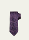 Charvet Men's Vines Silk Tie In 10 Purple