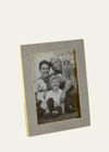 Aerin Classic Faux Shagreen 5" X 7" Picture Frame In Dove