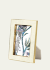 AERIN CLASSIC FAUX-SHAGREEN 5" X 7" PICTURE FRAME