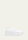 Givenchy Womens White Marshmallow Wedge Chunky-sole Knitted Low-top Trainers In White