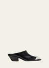 GIVENCHY 4G METAL-TOE WESTERN MULES