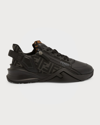 Fendi Flow Low-top Sneakers In Black