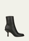 VINCE FREYA LEATHER STILETTO ANKLE BOOTS