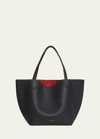 Mansur Gavriel Everyday Soft Tote In Black Flamma