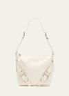 GIVENCHY SMALL VOYOU BUCKLE SHOULDER BAG IN LEATHER
