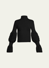 Issey Miyake Black Assemblage Branch Top In Black