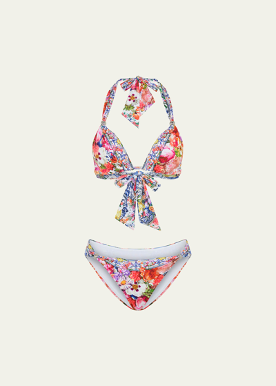 CAMILLA DUTCH IS LIFE SOFT TIE TWO-PIECE BIKINI SET