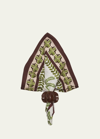 Kim Seybert Oasis Napkin In Ivory/green/brown